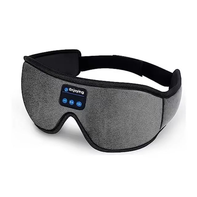 3D Bluetooth Sleep Mask Headphones: Built-in HD Speakers for Ultimate Music Comfort!