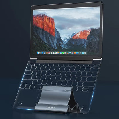 Vertical Laptop Stand with Heat Dissipation - Non-Slip Silicone Gravity Holder MacBook, Surface, iPad & Tablets