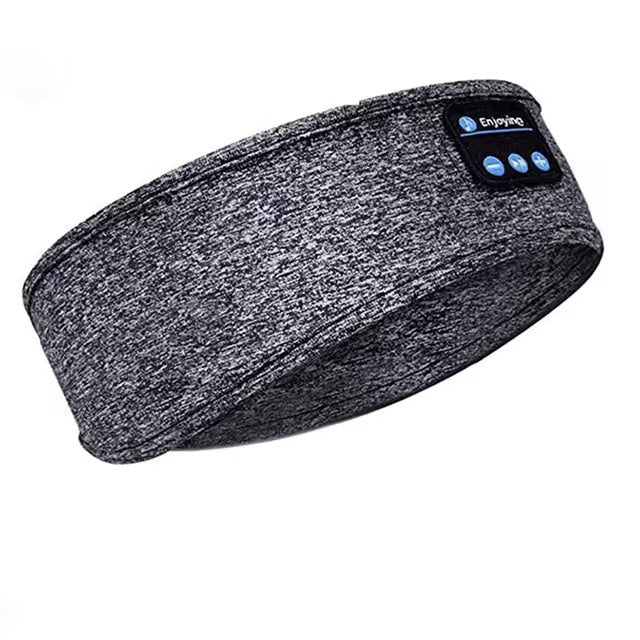 Bluetooth Sports Sleeping Headband, Wireless Music Earphones & Eye Mask for Ultimate Comfort!